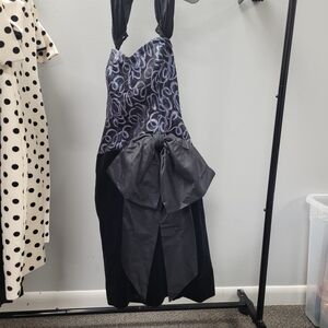 Guy Laroche Black and Purple Dress